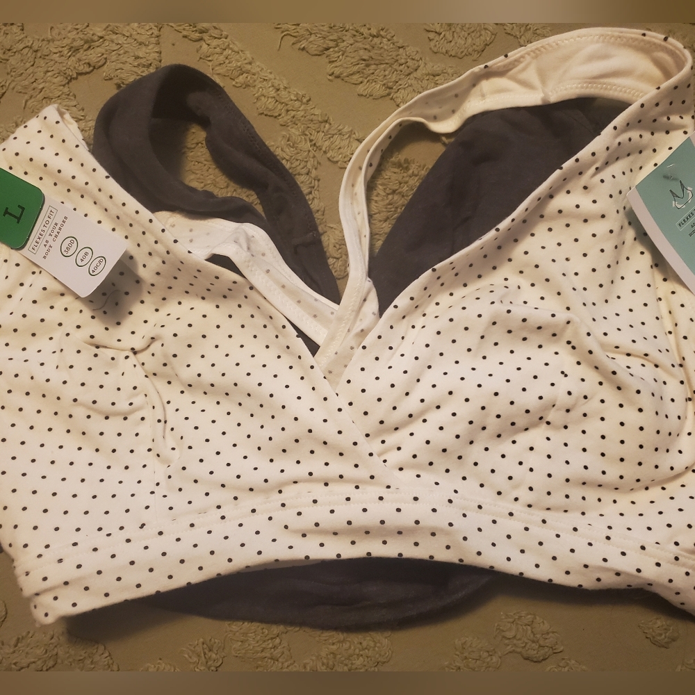 Nursing sport bras.
